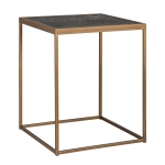 Richmond Bijzettafel Blackbone Brass 50x50cm