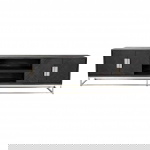 Richmond TV-meubel Blackbone Zilver 4-Deuren 220cm