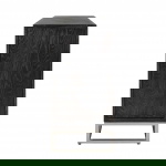 Richmond Dressoir Blackbone Zilver 4-deuren + open vak