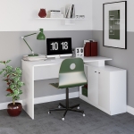 Bureau Basak Melamine Wit