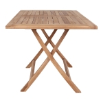 House Nordic Eettafel Oviedo Teakhout 120cm