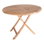 House Nordic Eettafel Oviedo Teakhout Rond Ø100cm