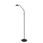 Mexlite Vloerlamp Biron 1-Lichts Zwart