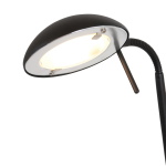 Mexlite Vloerlamp Biron 1-Lichts Zwart