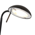 Mexlite Vloerlamp Biron 1-Lichts Zwart