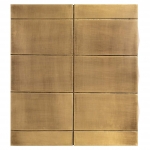 Richmond Ladenkast Collada 3-Laden Brushed Goud