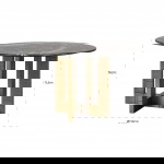 Richmond Eettafel Collada Marmer Zwart/Goud Ø130cm