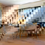 Richmond Eettafel Collada Marmer Zwart/Goud Ø130cm