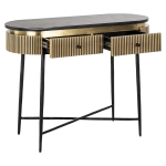 Richmond Sidetable Ironville Marmer Goud 100cm