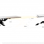 Richmond Eettafel Avalon 230cm