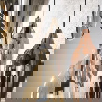 Hanglamp Cocoon Mix 5-Lichts Getrapt Glas - Giga Meubel