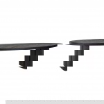 Richmond Eettafel Lilly 330cm Ovaal Dark Coffee