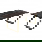 Richmond Eettafel Luxor Rechthoekig Diamant Bruin 230cm