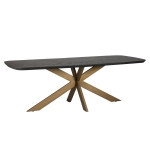 Richmond Eettafel Cambon 235cm Deens Ovaal Dark Coffee