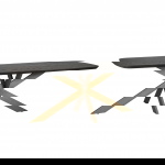 Richmond Eettafel Cambon 280cm Deens Ovaal Dark Coffee