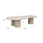 Richmond Salontafel Coronel Marmer Beige 150cm