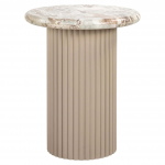 Richmond Bijzettafel Coronel Marmer Beige Ø50cm