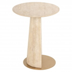 Richmond Bijzettafel Kibo Marmer Beige Ø45cm