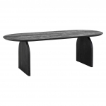 Richmond Eettafel Hudson Zwart 200cm