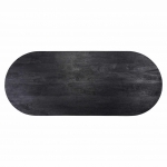 Richmond Eettafel Hudson Zwart 235cm