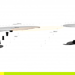 Richmond Eettafel Hampton Ovaal 230cm