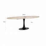 Richmond Eettafel Hampton Ovaal 230cm