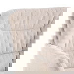Eetkamerstoel Traska Met Armleuning Beige Caso - Giga Living