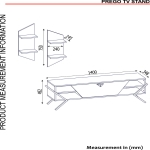 Tv-Meubel Prego Melamine Lydia