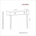 Sidetable Lost Melamine Walnoot