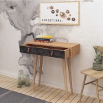 Dressoir Illas Melamine Eiken Donker Concrete