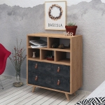 Dressoir Marco Melamine Eiken Donker Concrete