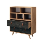 Dressoir Marco Melamine Eiken Donker Concrete