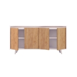 Dressoir Nossa Melamine Eiken Wit