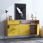 Dressoir Liora Melamine Eiken Geel