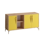 Dressoir Suder Melamine Eiken Geel