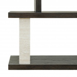 Richmond Wandtafel Waldorf Donkerbruin/Stone 170cm