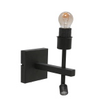 Steinhauer Wandlamp Stang met Leeslamp Linnen Wit