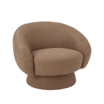 Bloomingville Ted Lounge Stoel Bruin Polyester