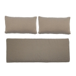 Bloomingville Mundo Kussen Cover (Zonder Vulling) Bruin Polyester - Set van 3