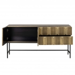 Richmond Dressoir Jaxx 2-Deurs 2-Lades Goud 160cm