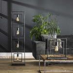 Vloerlamp Turn Square 4-Lichts Charcoal - Giga Meubel