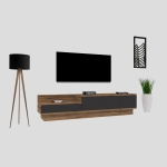 Tv-Meubel Asir Melamine Atlantic Pine Antraciet