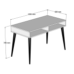 Bureau Cisto Melamine Wit