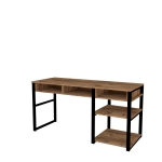 Bureau Emro Melamine Walnoot Zwart