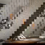 Hanglamp Bronza Mix 4+3-Lichts Bruin - Giga Meubel