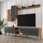 Tv-Meubel Class S Melamine Walnoot Chalcedony