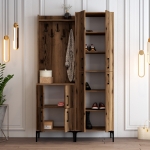 Garderobemeubel Berlin Melamine Walnoot