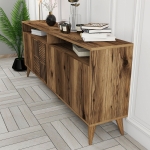 Dressoir Milan Melamine Walnoot 180cm