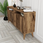 Dressoir Milan Melamine Walnoot 160cm