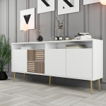 Dressoir Milan Melamine Wit 180x77cm